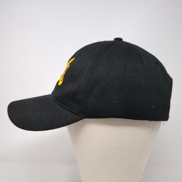 AE Logo Prime Travelers Club Strapback Baseball Cap Black One Size 6 Panel Foxin - Picture 3 of 10